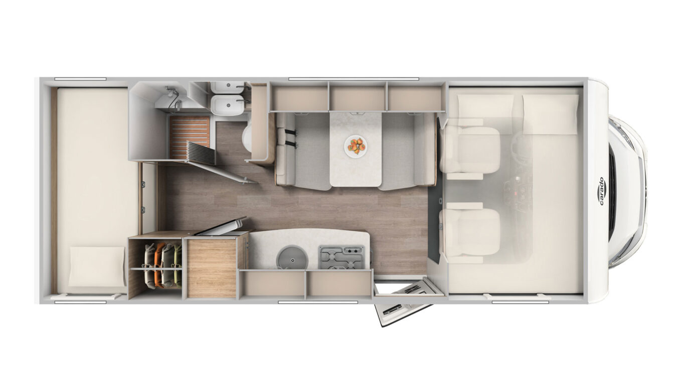 Alkove autocamper i Europa, med god plads til familien. Også god til vennepar og seniorer der rejser med børnebørn. Permanent seng over førerhuset. God til 4-5 personer, afhængig af model.