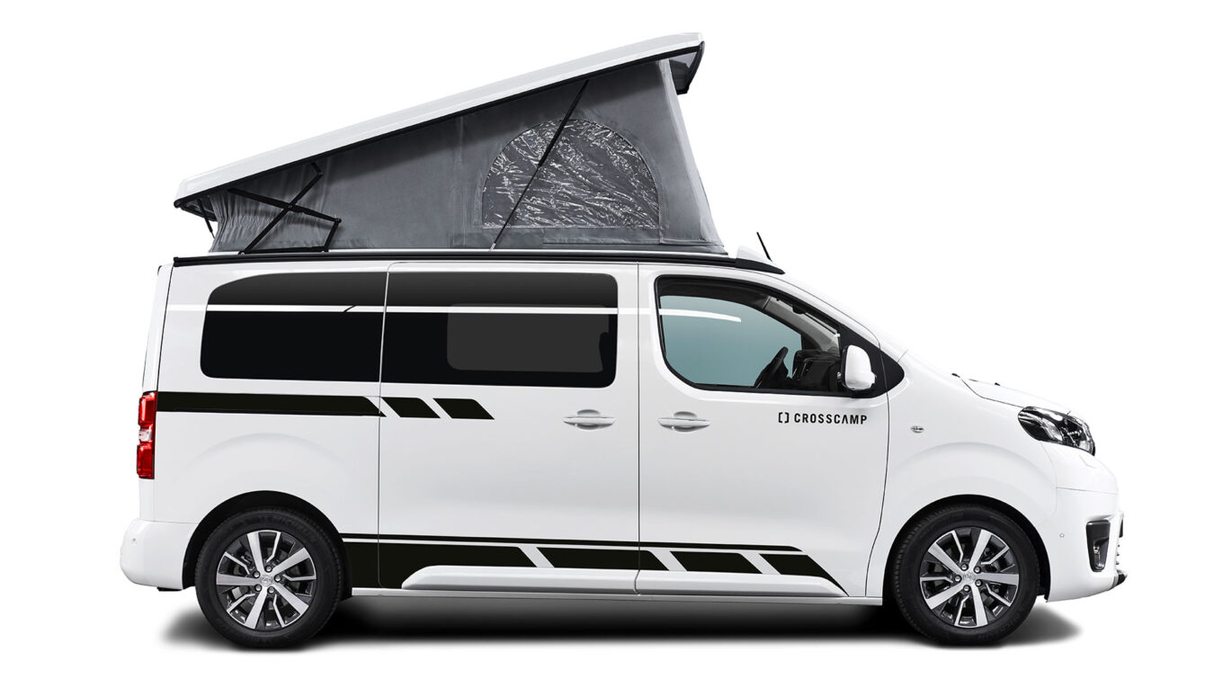 Campingbil i Europa uden toilet og bad