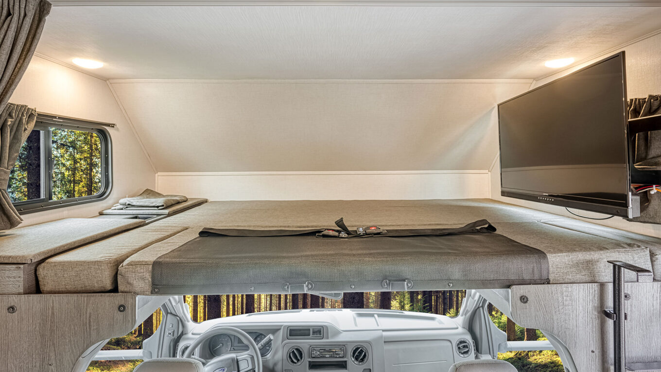 Class C autocamper / motorhome / RV i USA og Canada. Det Den klassiske autocampere til par og familier der vil udforske USA og Canadas utrolige natur og højdepunkter. Klassisk roadtrip i autocamper.